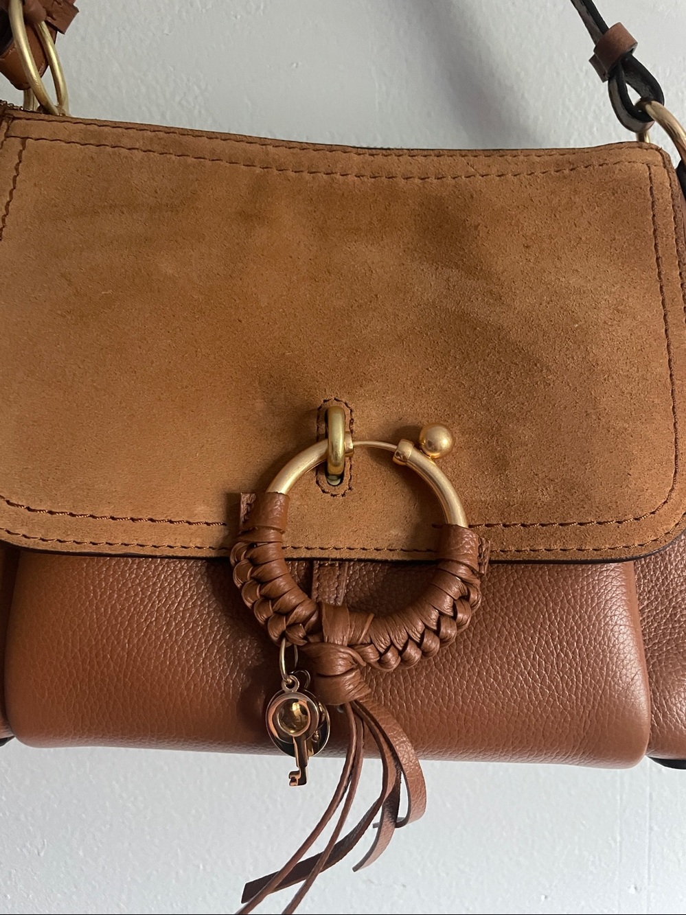 See By Chloe Joan Suede and Leather Shoulder Bag - Picture 8 of 13